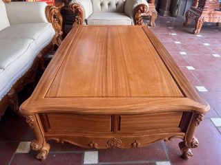 Siêu phẩm bàn ghế hoàng King bọc đệm cao cấp (Anh Nghiêm, Đà Nẵng) 18 bàn trà mặt khung tranh