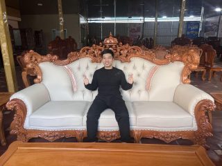 Siêu phẩm bàn ghế hoàng King bọc đệm cao cấp (Anh Nghiêm, Đà Nẵng) 20 sofa hoàng king cao cấp