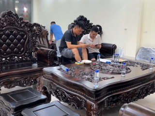 bàn trà louis hoàng gia