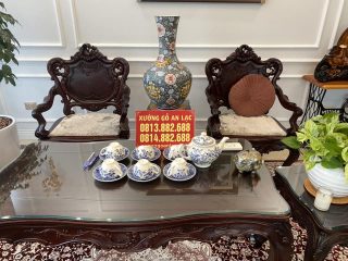 Siêu phẩm bàn ghế Louis Pháp 10 món và kệ tivi gỗ cẩm lai hàng vip (Chú Tịnh, Thanh Hóa) 15 mẫu bàn trà louis hoàng gia