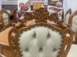 chương ghế đục hoa hồng lá tây