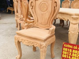 ghế ăn lưng cao có tay