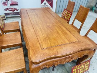 bàn ăn gỗ hương đá