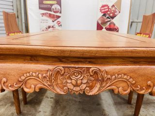 mẫu bàn ăn louis hoàng gia