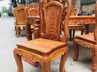 mẫu ghế louis hồng hạt