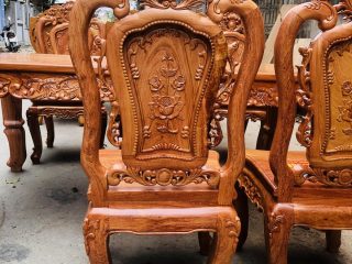 mặt lưng ghế louis hồng hạt