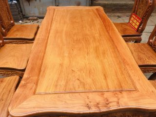 mặt bàn khung tranh ván liền