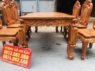 mẫu bàn hoàng gia chân cong