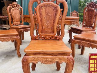 mẫu ghế louis hồng hạt