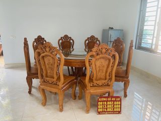 trọn bộ 8 ghế louis