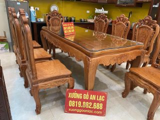 bộ bàn ăn 8 ghế