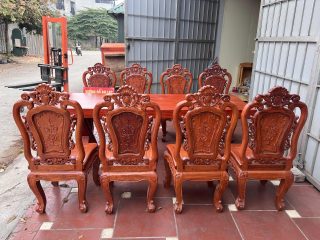 bộ bàn ăn 8 ghế