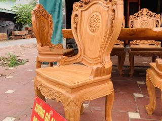 ghế louis gỗ gõ đỏ