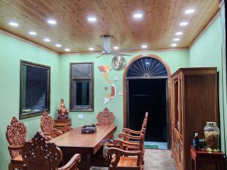 bộ bàn ăn gỗ hương đá