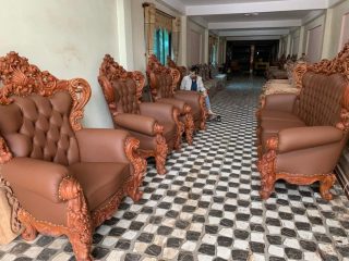 bộ bàn ghế louis tân cổ điển