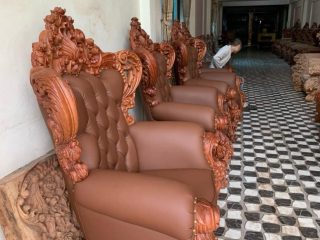 trọn bộ có 4 ghế đơn louis