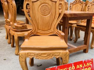 ghế louis gỗ gõ đỏ