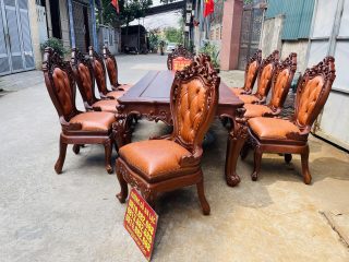 Ghế louis lưng cao có tay