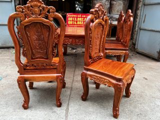 mẫu ghế louis hồng hạt phong cách hoàng gia