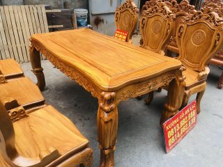 bàn ăn hoàng gia tân cổ điển