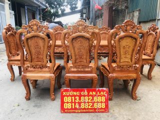 bộ bàn ghế louis hoàng gia