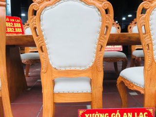 mặt lưng ghế louis chân liền