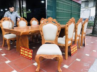 bộ bàn ăn 8 ghế
