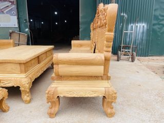 Tay ghế 10p cuộn xoắn lá tây