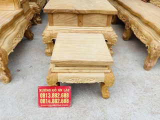 đôn ngồi gỗ gõ đỏ