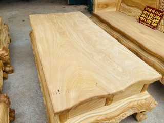 bàn trà louis gõ gõ đỏ