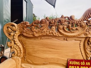 vai ghế đục hoa hồng lá tây