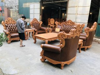 bộ bàn ghế hoàng gia cao cấp