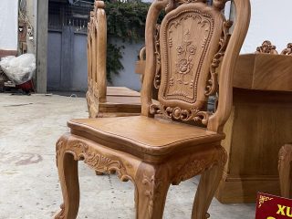 ghế ăn louis hoàng gia không tay