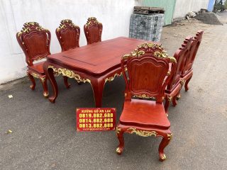 bộ bàn ăn 6 ghế