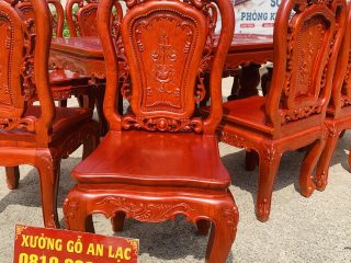 ghế louis lưng cao không tay