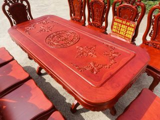 mẫu bàn ăn chữ nhật