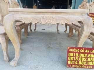 yếm bàn vén lượn đục hoa hồng lá tây