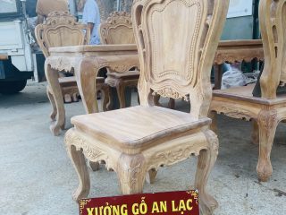 ghế louis hoàng gia bản mộc