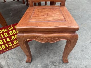 mặt ghế khung tranh ván liền