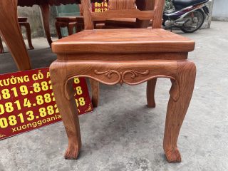 hệ chân yếm ghế louis mẫu cây đàn.