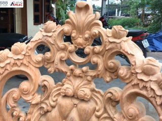 Bản mộc bộ bàn ăn hoàng gia 10 ghế louis gỗ gõ đỏ hàng vip (Anh Tịnh, Thanh Hóa) 18 cận cảnh chương ghế ăn louis