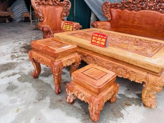 chân yếm bàn đục tỉa full họa tiết