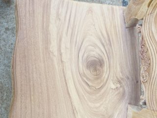 Bản mộc bộ bàn ăn hoàng gia 8 ghế louis gỗ gõ đỏ cao cấp (Chú Học, Vĩnh Phúc) 20 mặt ngồi ván tràn liền tấm