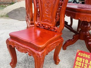 ghế louis hoa lá tây