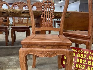 mẫu ghế ăn cây đàn gỗ hương đá