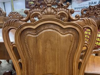 lưng tựa ghế louis hoàng gia