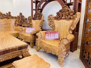 bộ bàn ghế hoàng gia 10 món