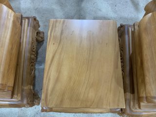 đôn kẹp gỗ gõ đỏ