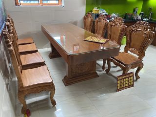 bộ bàn ăn 8 ghế cao cấp