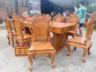 bộ bàn ăn 8 ghế